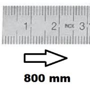 HORIZONTAL FLEXIBLE RULE CLASS II LEFT TO RIGHT 800 MM SECTION 18x0,5 MM<BR>REF : RGH96-G2800C0M0